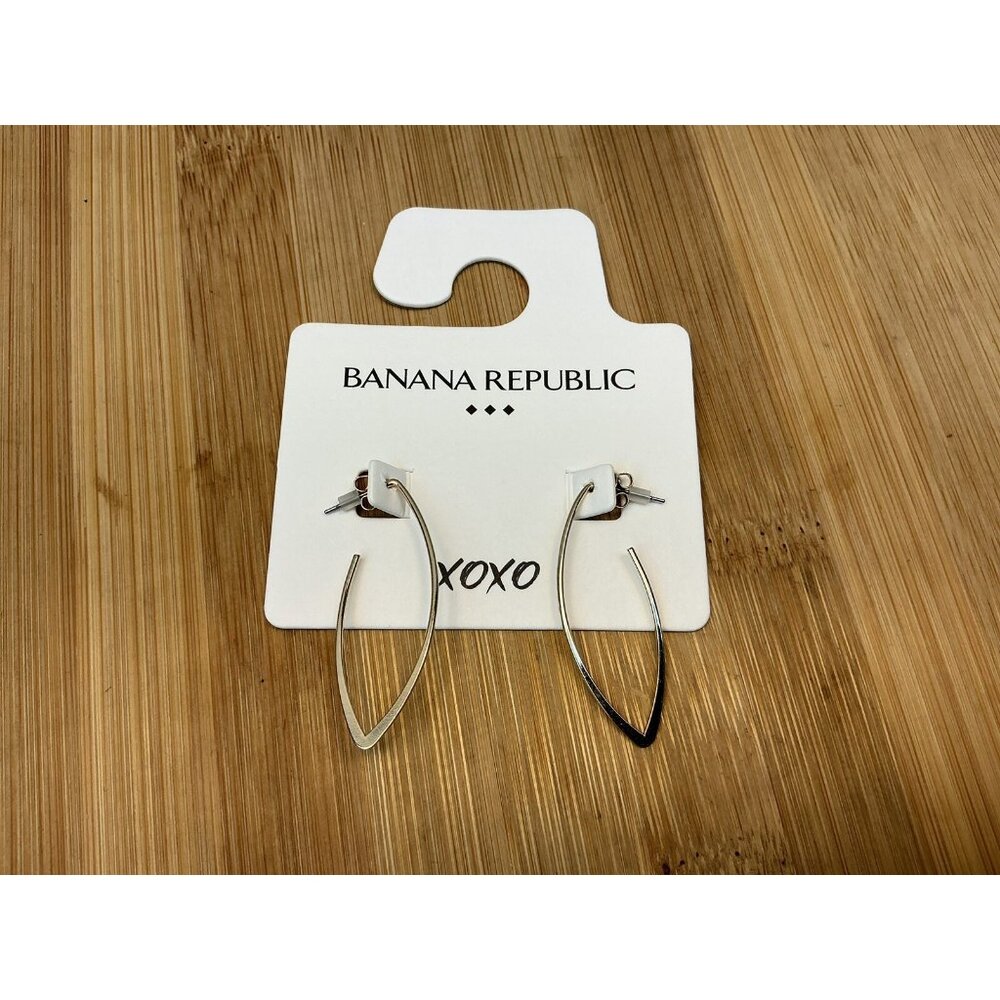 Banana Republic Earrings Gold Hoop NWT